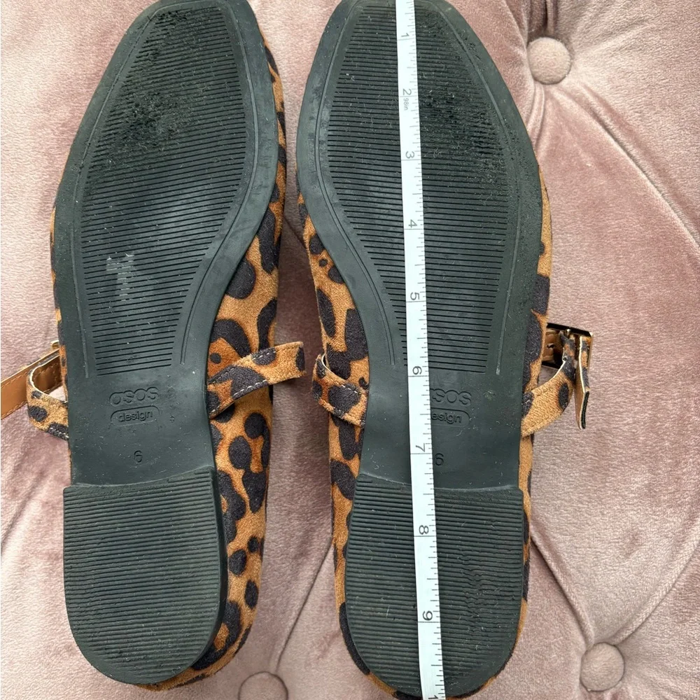 ASOS Leopard Print Mary Jane Ballet Flats - Picture 6 of 11